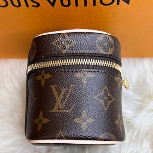 Buy Pre-Owned LOUIS VUITTON Nice Toiletry Bag Nano Monogram Canvas